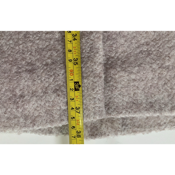 Sam Edelman Faux Fur Notch Collar Single-Breasted Women's XXL Long Jacket - Picture 12 of 15